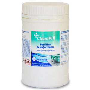 Desinfectante superficies Cleanpill 1000gr / 300 pastillas